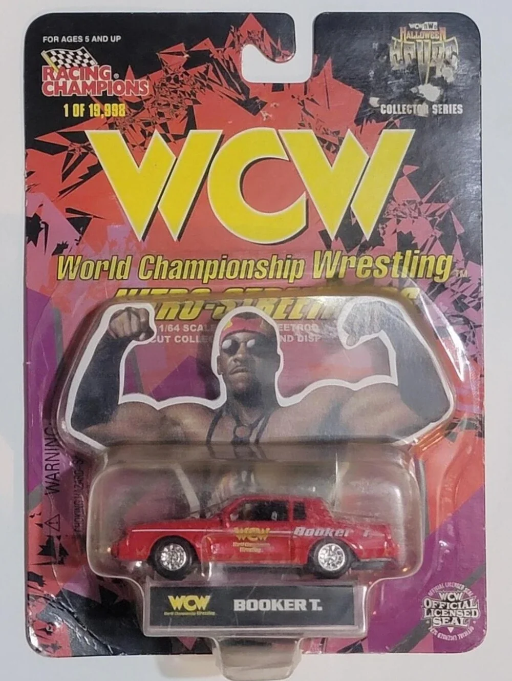 Booker T. WCW Nitro-Street Rods Die Cast Car by Racing Champions 1998